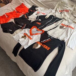 Hooters Uniform Lot - Size XXS tops / XXXS bottoms